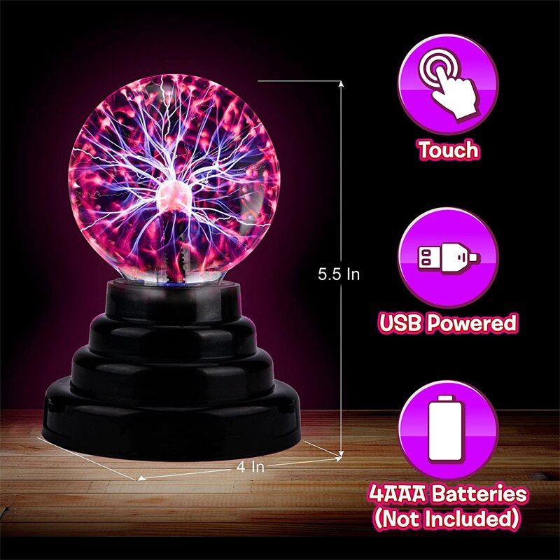 Plasma Ball Lamp - Lâmpada de Plasma